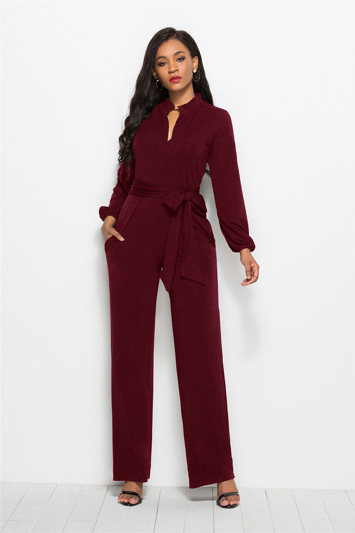 Bamboo Bliss Wrap Jumpsuit